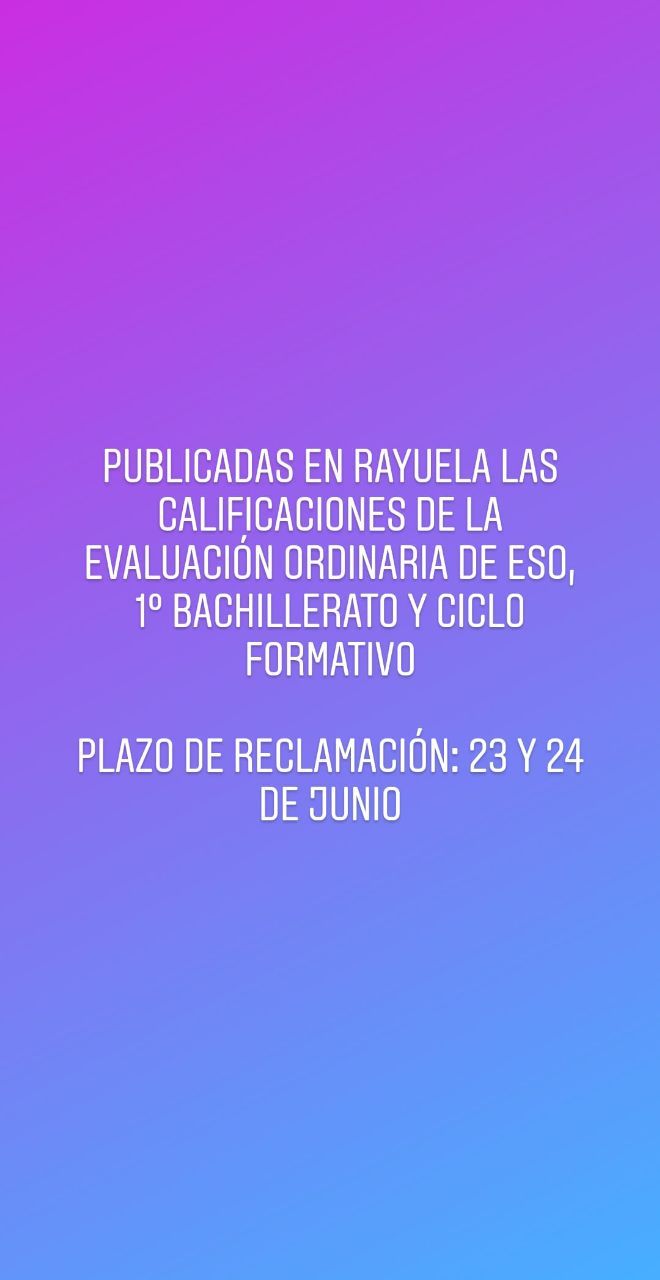 CALIFICACIONES