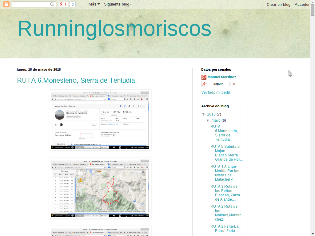 blog running