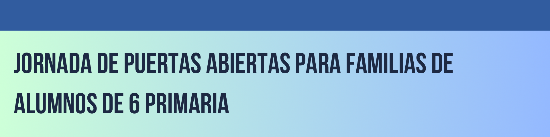 Jornada de puertas abiertas