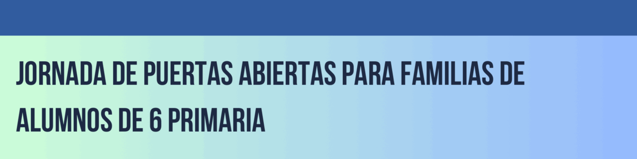 Jornada de puertas abiertas